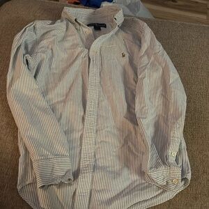 Boys Ralph Lauren Button Down Long Sleeve Size 12